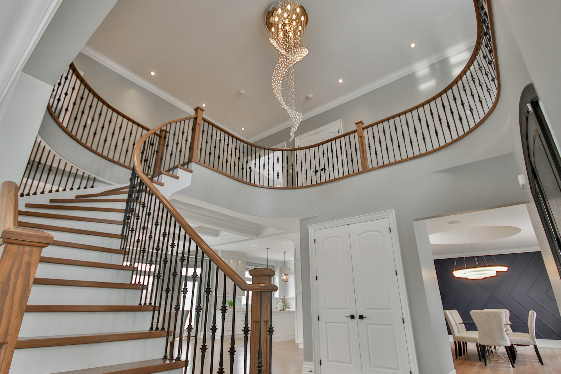 Spacious contemporary residential interior